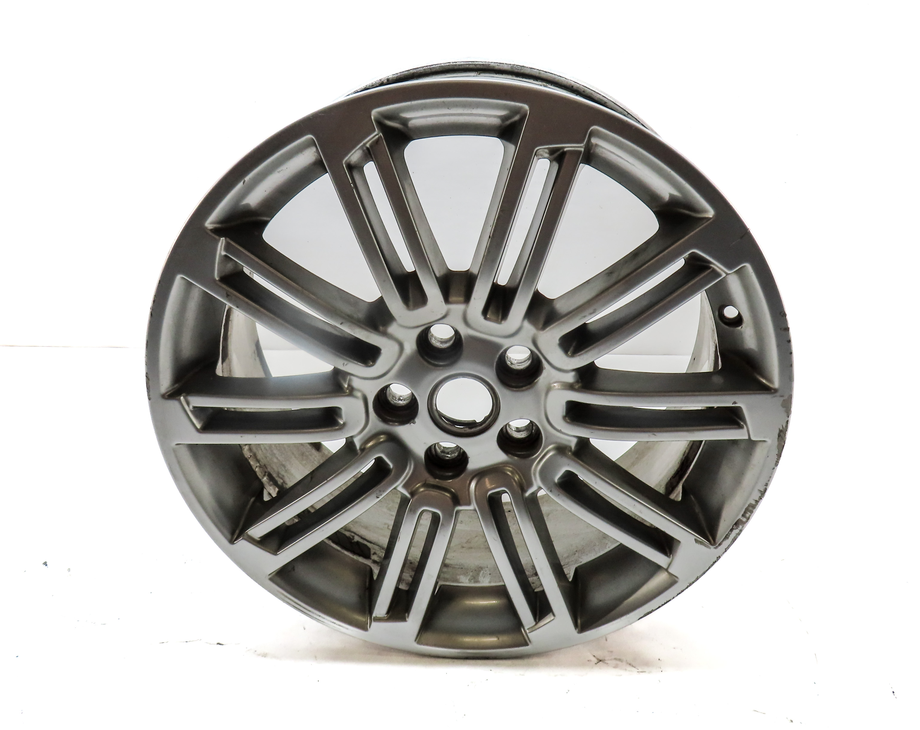 10-15 LAND ROVER LR4 10x8.5 10 SPLIT SPOKE ALUMINUM WHEEL RIM (SILVER SPARKLE) — exact item pictured